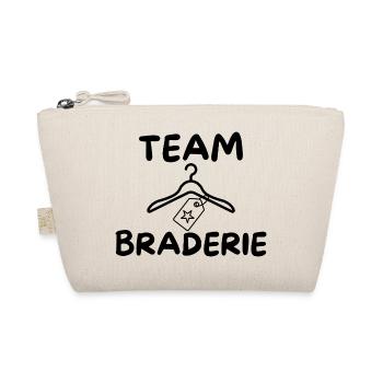 Humour Flea Market Garage Sale Team Braderie - Organic Pouch - nature - Front