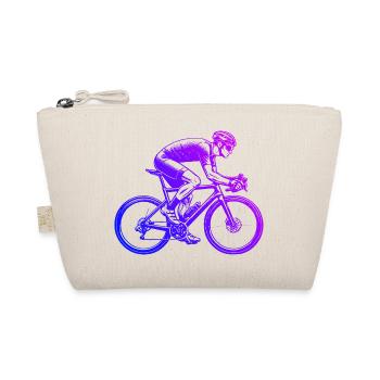 Gift idea for a road bike with road bike - Organic Pouch - nature - Front