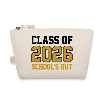 Class of 2026 Schools Out Logo - Organic Pouch - nature - Front