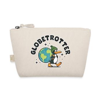 Globetrotteur, wanderlust - Organic Pouch - nature - Front