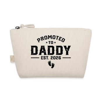 Promoted to Daddy 2026 Est. - Organic Pouch - nature - Front