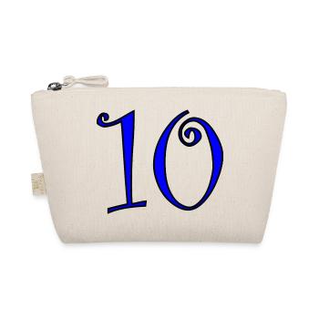 10. 10 YEARS. 10th ANNIVERSARY. 10 YEAR ANNIVERSARY. - Organic Pouch - nature - Front