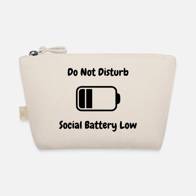 Ne pas déranger – Batterie sociale faible - Trousse biologique - nature