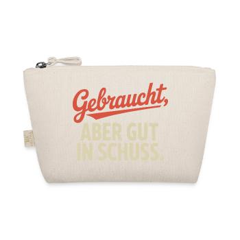 Gebraucht Aber Gut In Schuss Oldtimer Geburtstag - Bio-Täschchen - Natur - Vorne