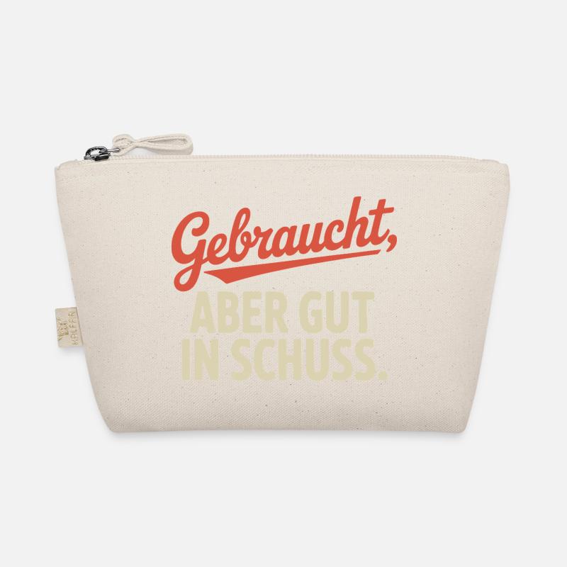 Gebraucht Aber Gut In Schuss Oldtimer Geburtstag - Bio-Täschchen - Natur