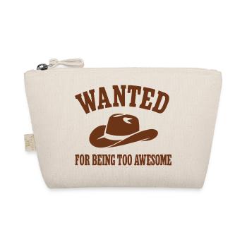 Cowboy gesucht, weil er zu großartig ist - Bio-Täschchen - Natur - Vorne