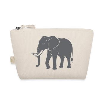Elefant - Bio-Täschchen - Natur - Vorne