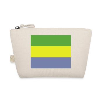 Gabonische Flagge - Bio-Täschchen - Natur - Vorne