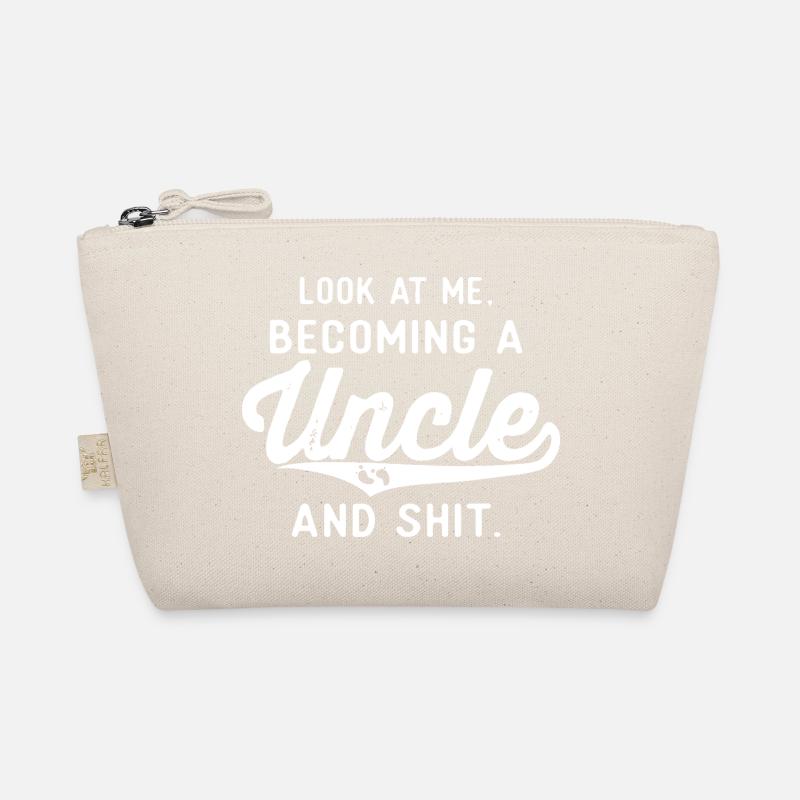 Becoming an Uncle — Bold Script - Organic Pouch - nature