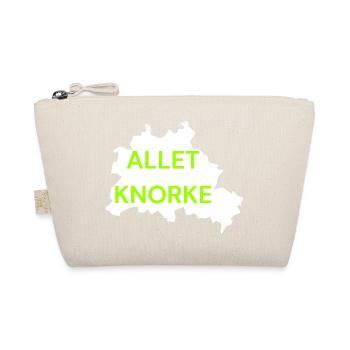 ALLET KNORKE, BERLIN GRÜN, DIT IS BERLIN, LEGENDE - Bio-Täschchen - Natur - Vorne