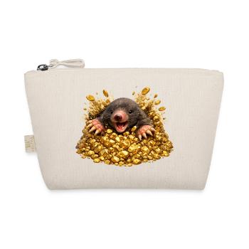 Mole in golden hope - Organic Pouch - nature - Front