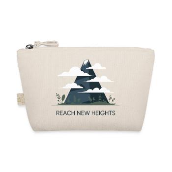 Reach New Heights Mountain Graphic - Organic Pouch - nature - Front