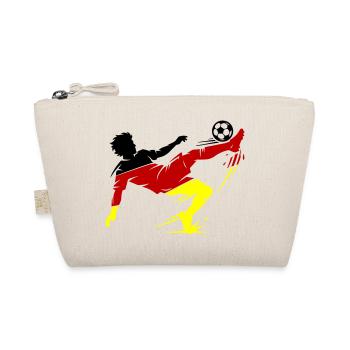 Retournée en pied aérien Allemagne Football - Trousse biologique - nature - Devant