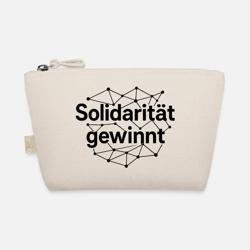 Solidarität Gewinnt Statement Spruch Bio-Täschchen