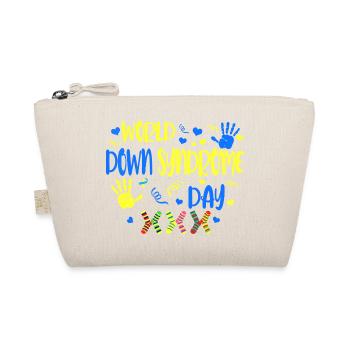World Down Syndrome Day Rainbow Socks - Organic Pouch - nature - Front