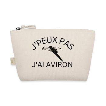 j'peux pas j'ai aviron cadeau anniversaire humour - Trousse biologique - nature - Devant