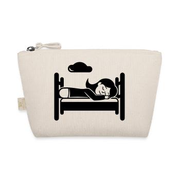 Sleeping Tired - Organic Pouch - nature - Front