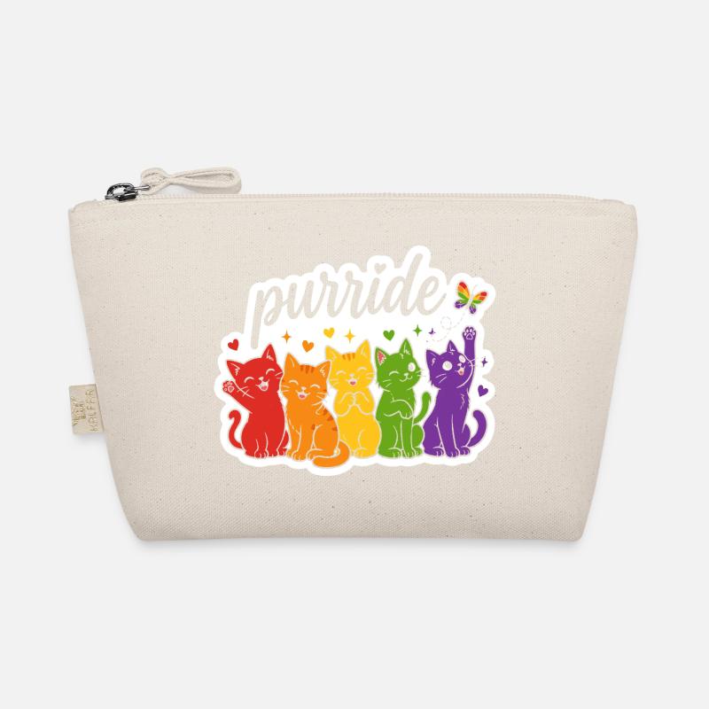 Purride Rainbow Cats Parade Organic Pouch