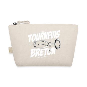 HUMOR BRITTANY DER BRETONISCHE CODE LUSTIGES GEBURTSTAGSGESCHENK - Bio-Täschchen - Natur - Vorne