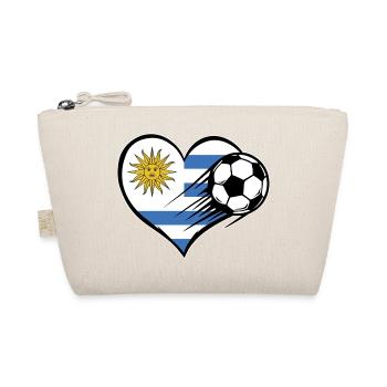 Flag Football uruguayen avec cœur - Trousse biologique - nature - Devant