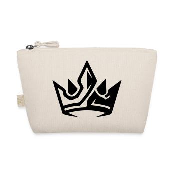 Krone King Symbol - Bio-Täschchen - Natur - Vorne