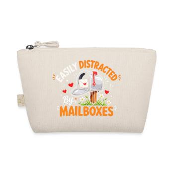 Easily Distracted By Mailboxes - Postbote Post - Bio-Täschchen - Natur - Vorne