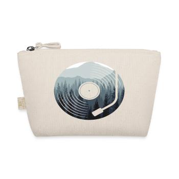 Vinyl Record Nature Forest - Organic Pouch - nature - Front