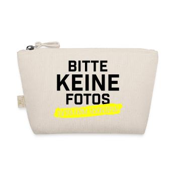 Bitte keine Fotos ich bin krankgeschrieben - Bio-Täschchen - Natur - Vorne