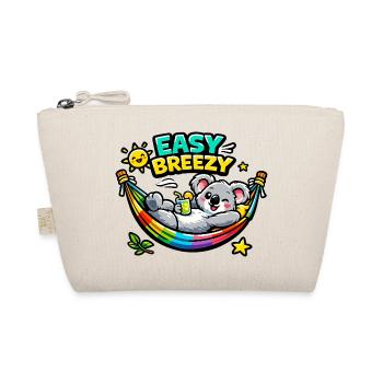 Easy Breezy Koala Regenbogen - Bio-Täschchen - Natur - Vorne