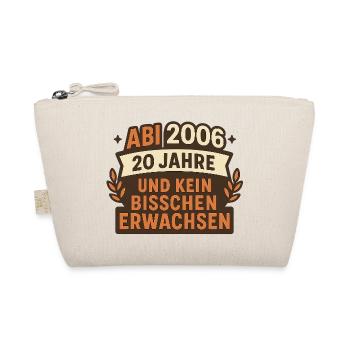 Abi 2006 20 Jahre Erwachsen - Bio-Täschchen - Natur - Vorne
