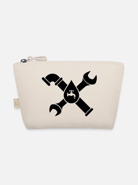 Logo de plomberie Plumber Pipe Wret Plumbing - Trousse biologique - nature