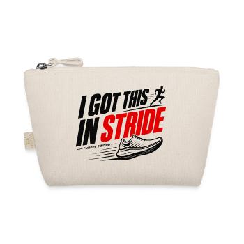 I Got This in Stride – Runner Theme - Organic Pouch - nature - Front