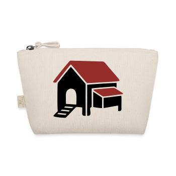 Chicken coop farm icon - Organic Pouch - nature - Front