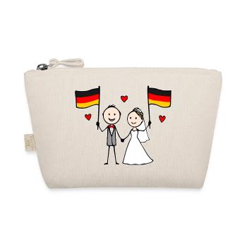 Couple de mariés Drapeau allemand - Trousse biologique - nature - Devant