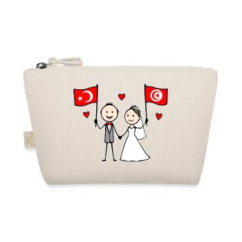 Couple de mariés, drapeau de la Tunisie de la Turquie - Trousse biologique - nature - Devant
