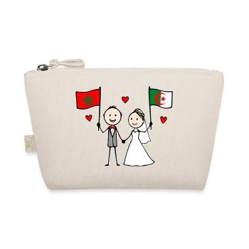 Couple de mariage Maroc Drapeau Algérien - Trousse biologique - nature - Devant