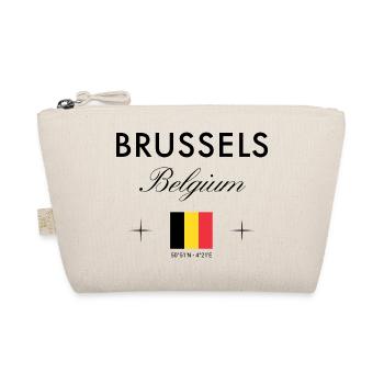 Bruxelles, Belgique, coordonnées, voyage, souvenir - Trousse biologique - nature - Devant