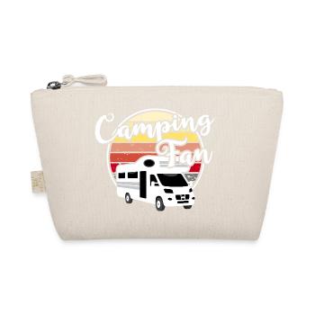 Camping Fan Wohnmobil Camper  - Bio-Täschchen - Natur - Vorne