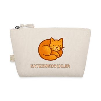 Katzenkuschler - Kuschelkatze Motiv - Bio-Täschchen - Natur - Vorne