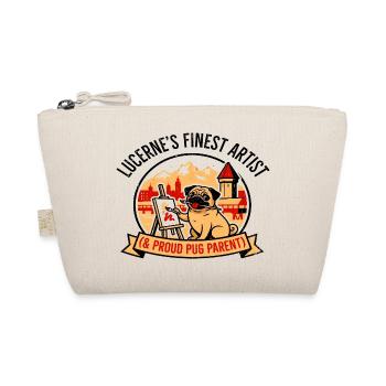 Artist Lucerne Art And Pug Parent Apparel - Organic Pouch - nature - Front