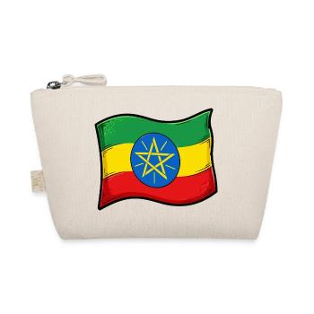 Drapeau éthiopien avec étoile - Trousse biologique - nature - Devant
