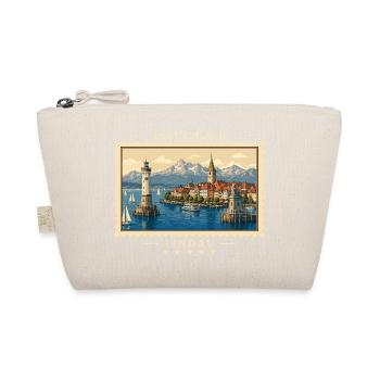 Deutschland Lindau Vintage Reisemarke - Bio-Täschchen - Natur - Vorne