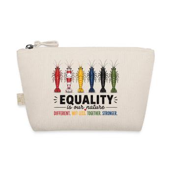 Equality Garnelen Vielfalt - Bio-Täschchen - Natur - Vorne