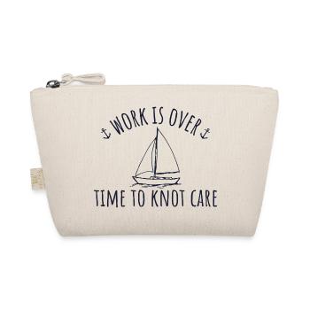 Retirement Sailing Time To Knot Care - Bio-Täschchen - Natur - Vorne