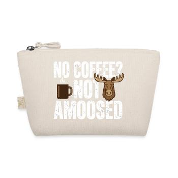 No Coffee Not Amoosed Moose Caffeine - Bio-Täschchen - Natur - Vorne