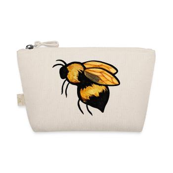 Aquarell Bee Burst - Bio-Täschchen - Natur - Vorne