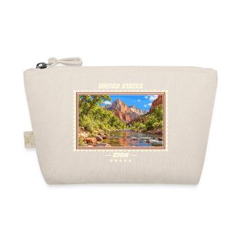 Vereinigte Staaten Zion Vintage Reisemarke - Bio-Täschchen - Natur - Vorne