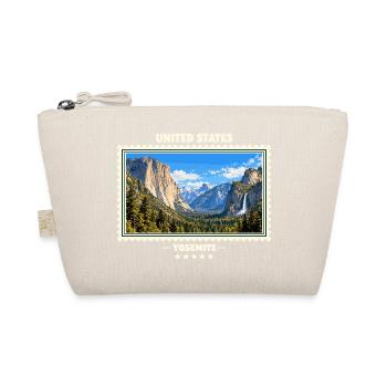 Vereinigte Staaten Yosemite Vintage Reisemarke - Bio-Täschchen - Natur - Vorne
