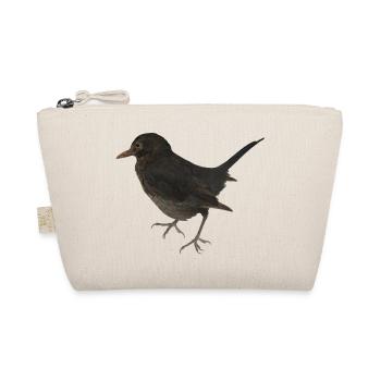 Amsel - Bio-Täschchen - Natur - Vorne
