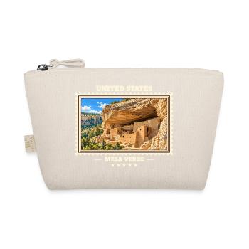 Vereinigte Staaten Mesa Verde Vintage Reisemarke - Bio-Täschchen - Natur - Vorne